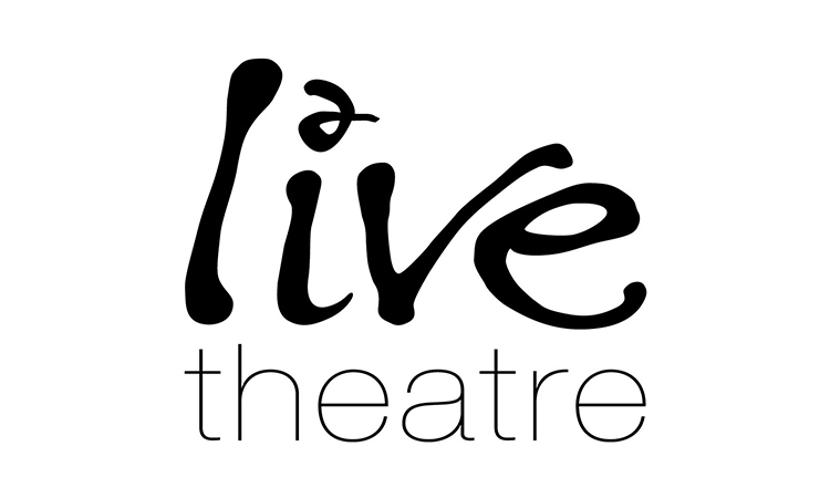 The live theatre logo on a white background.