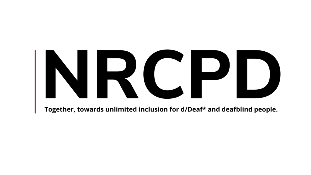 Nrcpd logo on a white background.
