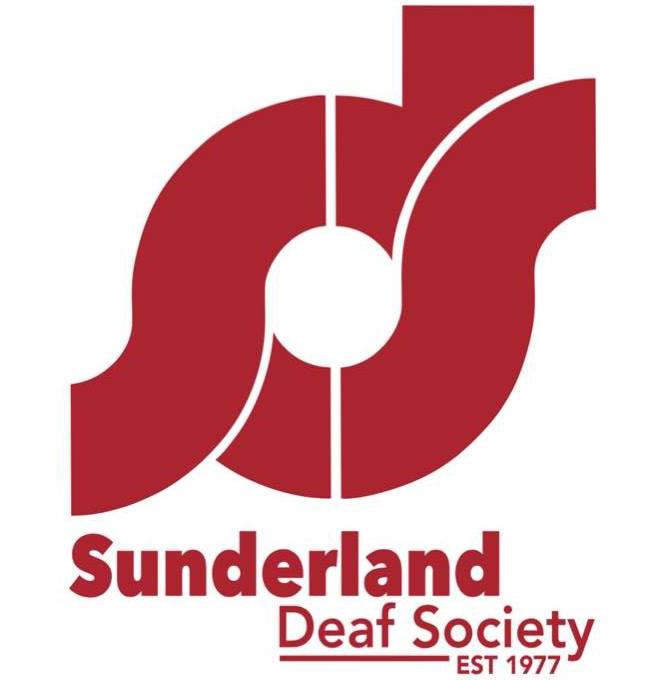 Sundland deaf society logo.