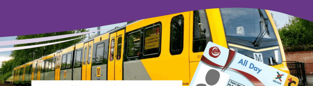 A flyer for a Nexus event about proposed Washington Metro plans and concessionary travel changes, held at Sunderland Deaf Club on August 12 at 2pm. Includes logos and contact details.